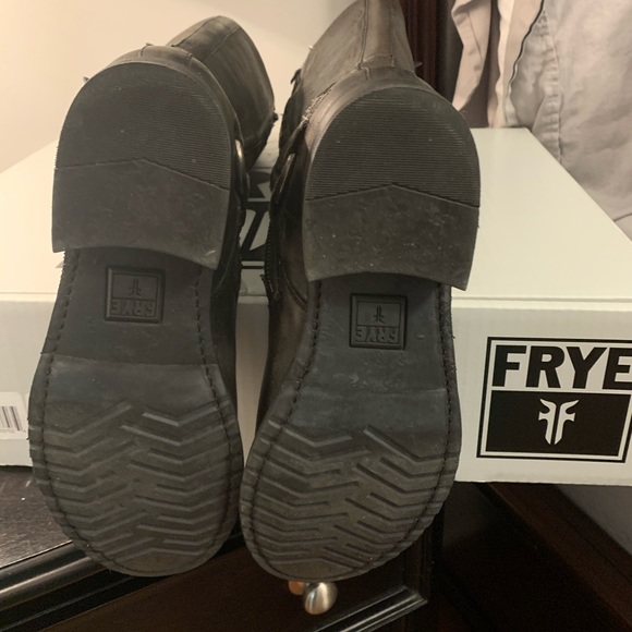 Frye Veronica criss cross tall/knee high boots 8 - Picture 11 of 14